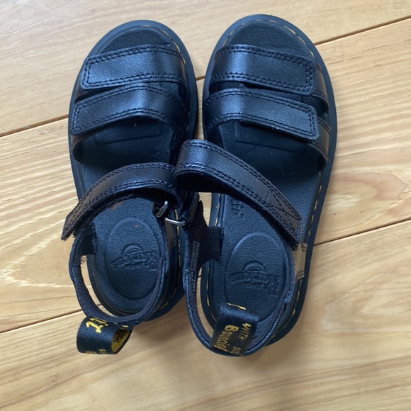 Dr. Marten JUNIOR KLAIRE LEATHER STRAP SANDALS - Picture 3 of 5